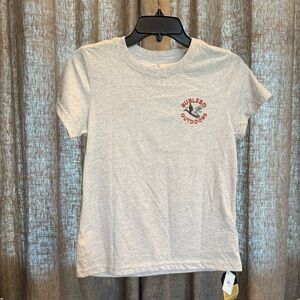 Burlebo Cream and Red Graphic Tee
